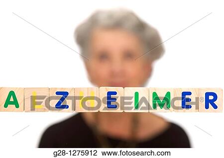 Alzheimer concept, senior woman sitting behind colored letters, spelling Halzheimer View Large Photo Image Stock Image - Alzheimer concept, senior woman sitting behind colored letters, spelling Halzheimer. Fotosearch
