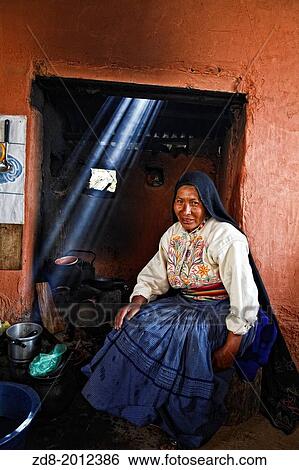 Stock Photograph - amantani island in titicaca lake. peru.. Fotosearch