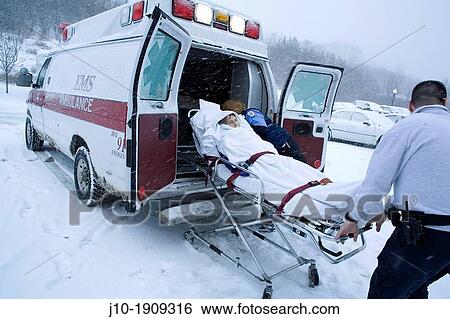 ambulance, elderly woman patient, to nursing home, Poughkeepsie, NY View Large Photo Image Stock Photograph - ambulance, elderly woman patient, to nursing home, Poughkeepsie, NY. Fotosearch