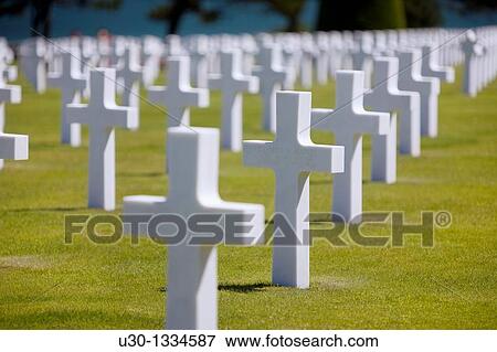 American cemetery in Colleville-sur-Mer Normandy France View Large Photo Image Stock Photo - American cemetery in Colleville-sur-Mer Normandy France. Fotosearch