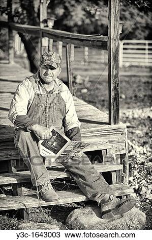 American Farmer Vintage Style Reading Playboy Magazine View Large Photo Image Stock Image - American Farmer Vintage Style Reading Playboy Magazine. Fotosearch