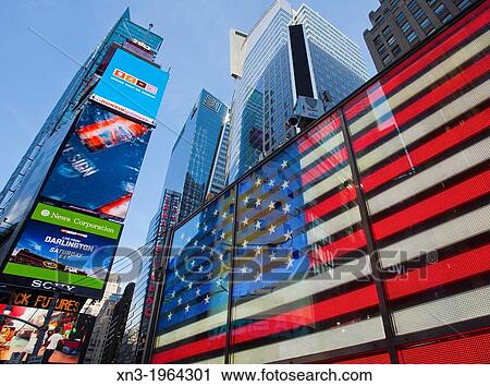 American flag, Times Square, Midtown, Manhattan, New York, New York City, United States, USA. View Large Photo Image Stock Image - American flag, Times Square, Midtown, Manhattan, New York, New York City, United States, USA.. Fotosearch