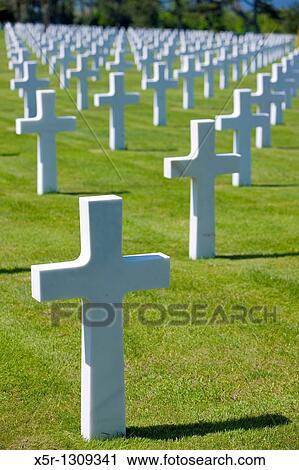 American Military Cemetery, Omaha Beach, Colleville-sur-Mer, Normandy, France View Large Photo Image Stock Image - American Military Cemetery, Omaha Beach, Colleville-sur-Mer, Normandy, France. Fotosearch