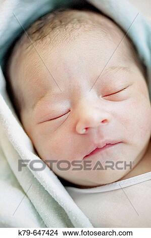 American/Philippine infant girl, one day old. View Large Photo Image Picture - American/Philippine infant girl, one day old.. Fotosearch