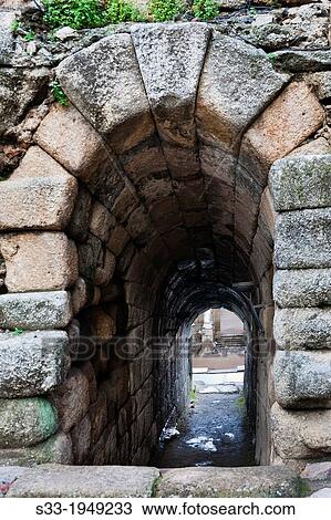 Amphitheater ruins in Mrida. Badajoz. Extremadura. Spain. View Large Photo Image Stock Image - Amphitheater ruins in Mrida. Badajoz. Extremadura. Spain.. Fotosearch