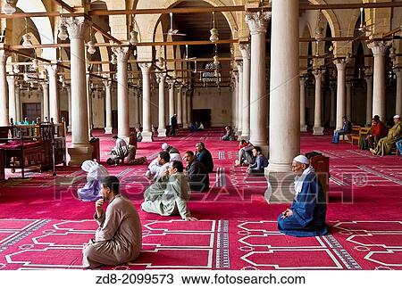 Amro ibn Elass mosque. cairo. View Large Photo Image Stock Image - Amro ibn Elass mosque. cairo.. Fotosearch
