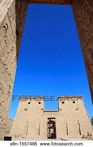 Stock Photograph - Amun-Re temple, Karnak, Egypt. Fotosearch
