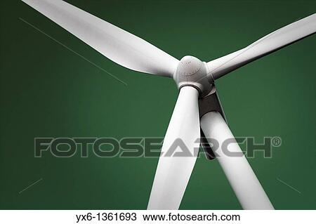 Stock Image - An abstract of a wind generator. Fotosearch