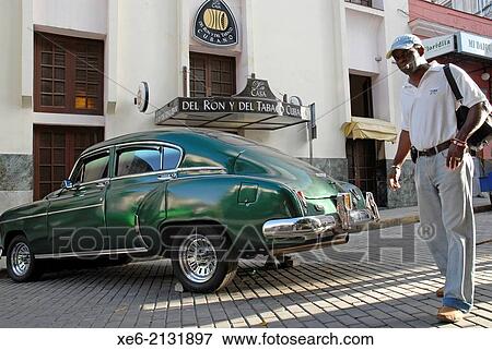 an american car in havana, Cuba. View Large Photo Image Stock Photo - an american car in havana, Cuba.. Fotosearch