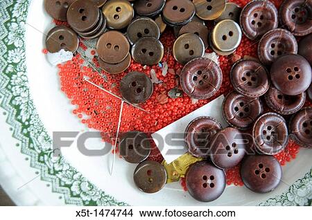 An assortment of buttons View Large Photo Image Picture - An assortment of buttons. Fotosearch