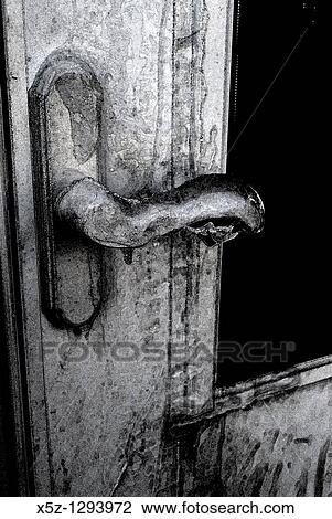 An ice covered door handle in the Winter with effects View Large Photo Image Stock Image - An ice covered door handle in the Winter with effects. Fotosearch