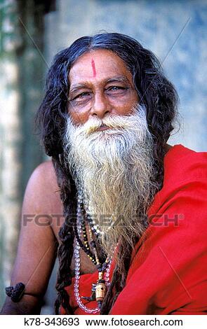 An Indian Holy man, Varanasi, India View Large Photo Image Stock Image - An Indian Holy man, Varanasi, India. Fotosearch