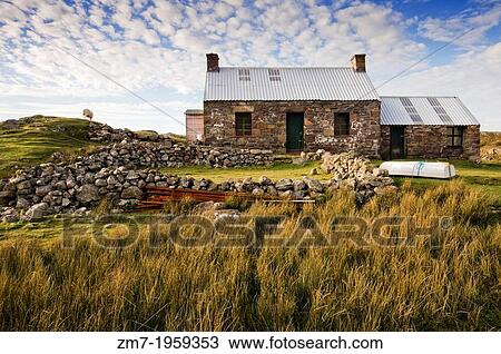 An Old Croft at Reiff on the North West Coast of Scotland. View Large Photo Image Stock Image - An Old Croft at Reiff on the North West Coast of Scotland.. Fotosearch