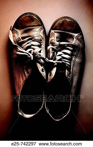 An old pair of plimsolls close up. View Large Photo Image Stock Photo - An old pair of plimsolls close up.. Fotosearch