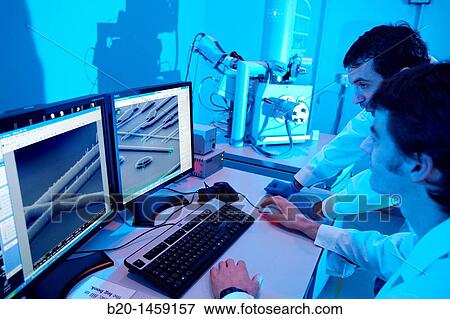 Analysis of nanostructures and nanodevices using SEM, Environmental scanning electron microscopy Laboratory, ESEM, Microscope Quanta TM 250 FEG, High-resolution surface imaging, Investigation of wet and dielectric samples View Large Photo Image Stock Photo - Analysis of nanostructures and nanodevices using SEM, Environmental scanning electron microscopy Laboratory, ESEM, Microscope Quanta TM 250 FEG, High-resolution surface imaging, Investigation of wet and dielectric samples. Fotosearch