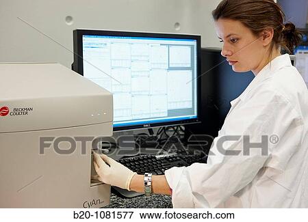 Analyzing sample using a flow cytometer, Characterization Laboratory, CIC nanoGUNE, Nanoscience Cooperative Research Center, San Sebastian, Gipuzkoa, Euskadi, Spain View Large Photo Image Stock Photo - Analyzing sample using a flow cytometer, Characterization Laboratory, CIC nanoGUNE, Nanoscience Cooperative Research Center, San Sebastian, Gipuzkoa, Euskadi, Spain. Fotosearch