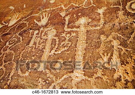 Anasazi petroglyphs at Mesa Verde National Park, Colorado, USA. View Large Photo Image Stock Image - Anasazi petroglyphs at Mesa Verde National Park, Colorado, USA.. Fotosearch
