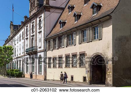 Ancient municipal arsenal and officers? mess Strasbourg Alsace France. View Large Photo Image Stock Image - Ancient municipal arsenal and officers? mess Strasbourg Alsace France.. Fotosearch