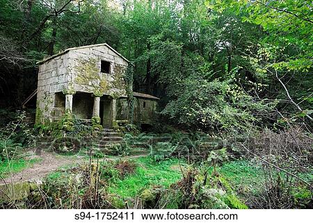 Ancient waterwhel in Zamans area, Vigo, Pontevedra, Spain View Large Photo Image Stock Image - Ancient waterwhel in Zamans area, Vigo, Pontevedra, Spain. Fotosearch