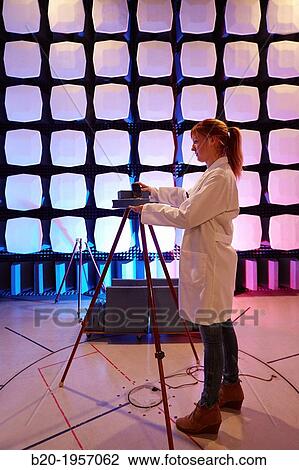 Anechoic chamber. EMC & Telecom Lab. Certification of Low Voltage Electrical & Electronic Products. Technological Services to Industry. Tecnalia Research & innovation, Bizkaia, Basque Country, Spain. View Large Photo Image Stock Image - Anechoic chamber. EMC & Telecom Lab. Certification of Low Voltage Electrical & Electronic Products. Technological Services to Industry. Tecnalia Research & innovation, Bizkaia, Basque Country, Spain.. Fotosearch