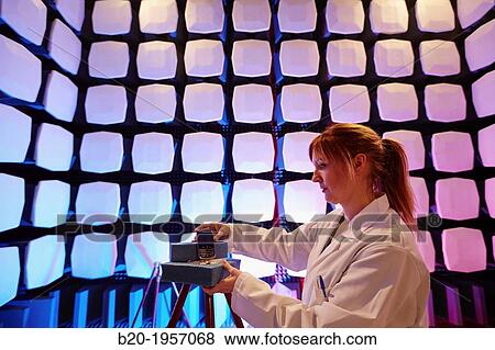 Anechoic chamber. EMC & Telecom Lab. Certification of Low Voltage Electrical & Electronic Products. Technological Services to Industry. Tecnalia Research & innovation, Bizkaia, Basque Country, Spain. View Large Photo Image Stock Photo - Anechoic chamber. EMC & Telecom Lab. Certification of Low Voltage Electrical & Electronic Products. Technological Services to Industry. Tecnalia Research & innovation, Bizkaia, Basque Country, Spain.. Fotosearch