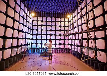 Anechoic chamber. EMC & Telecom Lab. Certification of Low Voltage Electrical & Electronic Products. Technological Services to Industry. Tecnalia Research & innovation, Bizkaia, Basque Country, Spain. View Large Photo Image Stock Photography - Anechoic chamber. EMC & Telecom Lab. Certification of Low Voltage Electrical & Electronic Products. Technological Services to Industry. Tecnalia Research & innovation, Bizkaia, Basque Country, Spain.. Fotosearch