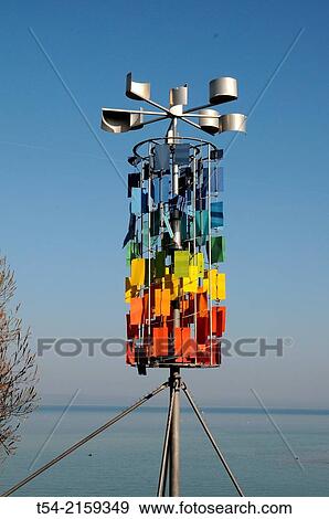 Anemometer at Lake Constance View Large Photo Image Stock Photo - Anemometer at Lake Constance. Fotosearch