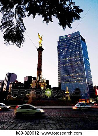 Stock Image - Angel de la Indenpendencia. Ciudad de M? xico.. Fotosearch