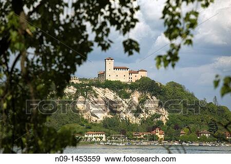 Angera, Lake Maggiore, italy. View Large Photo Image Stock Photo - Angera, Lake Maggiore, italy.. Fotosearch