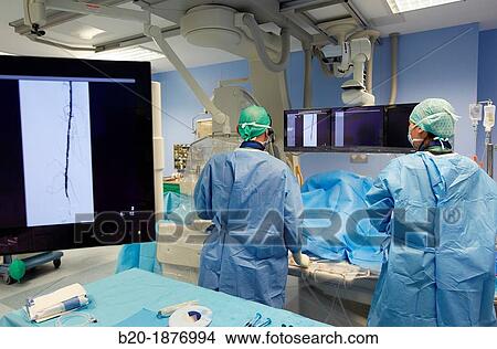 Angioplasty Distal, Vascular Interventional Radiology, Operating Room, Surgery, Hospital Donostia, San Sebastian, Gipuzkoa, Basque Country, Spain View Large Photo Image Picture - Angioplasty Distal, Vascular Interventional Radiology, Operating Room, Surgery, Hospital Donostia, San Sebastian, Gipuzkoa, Basque Country, Spain. Fotosearch