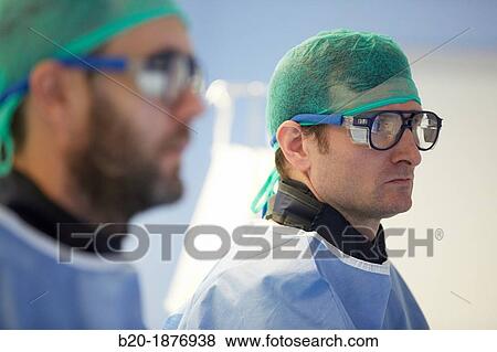 Stock Photo - Angioplasty, Stenting in coronary arteries, Hemodynamic, Operating room, Surgery, Hospital Donostia, San Sebastian, Gipuzkoa, Basque Country, Spain. Fotosearch