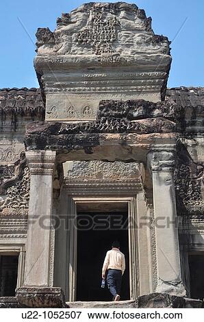Angkor (Cambodia): one of the doors to the inner part of the Angkor Wat View Large Photo Image Stock Photo - Angkor (Cambodia): one of the doors to the inner part of the Angkor Wat. Fotosearch
