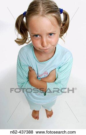 Angry blond child. View Large Photo Image Stock Photo - Angry blond child.. Fotosearch