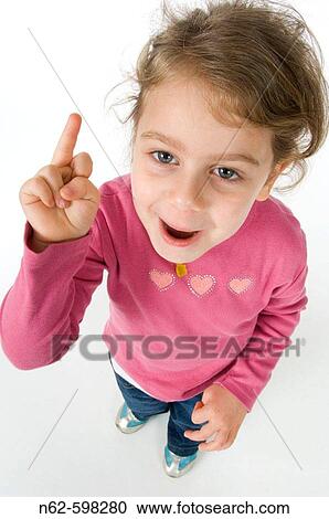 Stock Image - Angry blonde girl. Fotosearch