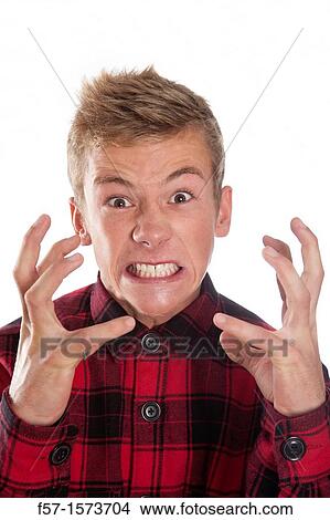 Angry young man View Large Photo Image Picture - Angry young man. Fotosearch