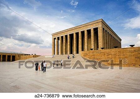 Anit Kabir (Ataturk's mausoleum), Ankara. Central Anatolia, Turkey View Large Photo Image Stock Photo - Anit Kabir (Ataturk's mausoleum), Ankara. Central Anatolia, Turkey. Fotosearch