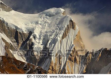 Annapurna III 7555 m, lateral summit View Large Photo Image Stock Photograph - Annapurna III 7555 m, lateral summit. Fotosearch