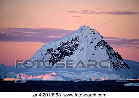 ANTARCTIC PENINSULA AREA, MOUNTAINS IN MIDNIGHT SUNLIGHT. View Large Photo Image Stock Image - ANTARCTIC PENINSULA AREA, MOUNTAINS IN MIDNIGHT SUNLIGHT.. Fotosearch