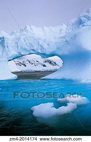 ANTARCTICA, MURRAY HARBOR, ICEBERG WITH ARCH. View Large Photo Image Picture - ANTARCTICA, MURRAY HARBOR, ICEBERG WITH ARCH.. Fotosearch
