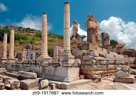 Stock Photo - Antique city of Ephesus, Efes, Turkey, Western Asia. Fotosearch