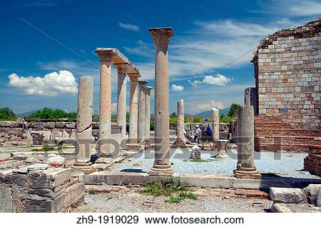 Stock Photo - Antique city of Ephesus, Efes, Turkey, Western Asia. Fotosearch