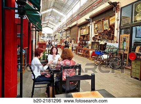 Antiques market. Sunday market. San Telmo. Buenos Aires. Argentina. View Large Photo Image Stock Photograph - Antiques market. Sunday market. San Telmo. Buenos Aires. Argentina.. Fotosearch