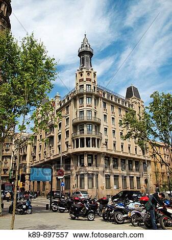 Antonio Lopez Square. Barcelona. Catalunya. Spain View Large Photo Image Stock Photo - Antonio Lopez Square. Barcelona. Catalunya. Spain. Fotosearch