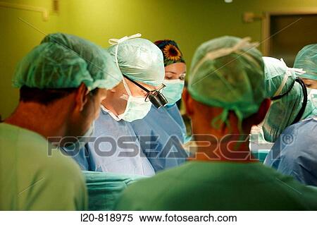 Stock Photography - Aortic valve replacement, cardiac surgery, operation room. Hospital Universitario de Gran Canaria Doctor Negrin, Las Palmas de Gran Canaria. Canary Islands, Spain. Fotosearch