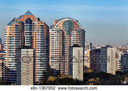 Apartment buildings, Moscow, Russia View Large Photo Image Stock Image - Apartment buildings, Moscow, Russia. Fotosearch