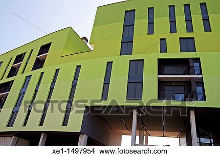 Picture - apartments, new construction, Trinitat Vella, Barcelona, Catalonia, Spain.. Fotosearch