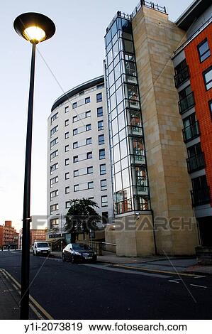 apartments on Armouries Way, Leeds, West Yorkshire, UK. View Large Photo Image Stock Photo - apartments on Armouries Way, Leeds, West Yorkshire, UK.. Fotosearch
