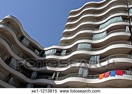 apartments, Platja d? Aro, Costa Brava, Catalonia, Spain. View Large Photo Image Stock Photography - apartments, Platja d? Aro, Costa Brava, Catalonia, Spain.. Fotosearch