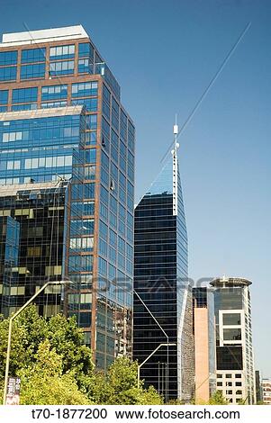 Apoquindo Av Buildings in Santiago View Large Photo Image Stock Image - Apoquindo Av Buildings in Santiago. Fotosearch