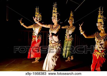 Apsara dancers performing a traditional dance, Siem Reap, Cambodia View Large Photo Image Stock Image - Apsara dancers performing a traditional dance, Siem Reap, Cambodia. Fotosearch